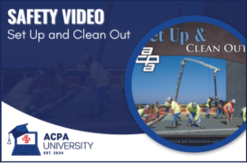 ACPA - Video:  Set Up and Clean Out