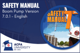 ACPA - Safety Manual: Boom Pump Version 7.0.1 (English)