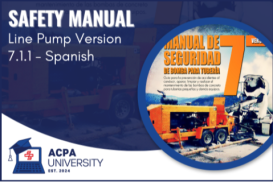 ACPA - Safety Manual:  Line Pump Version 7.1.1 (Spanish)